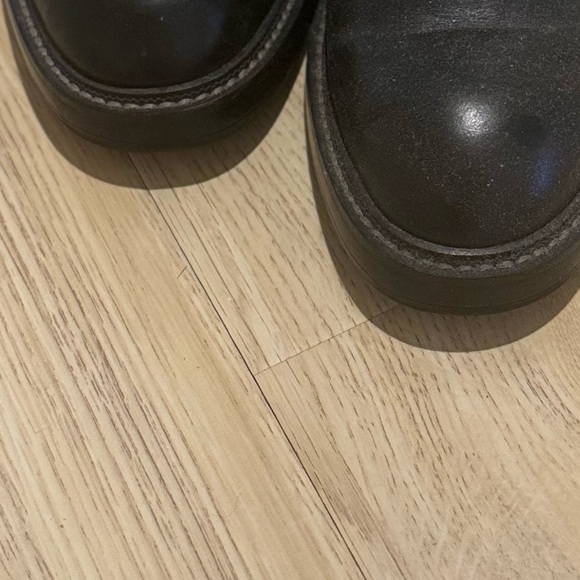 Zara Jeweled Black Lace Up Combat Boots - Picture 8 of 8